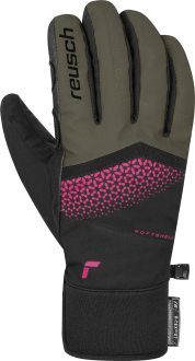 Reusch Micky R-TEX® XT  6231223 5549 black green pink front